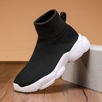 Detské dýchajúce športové topánky, unisex, ultra ľahké, horná Fly Knit, bez šnúr, EVA podrážka, na leto