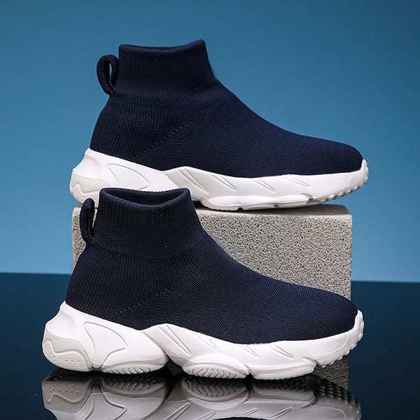 Detské dýchajúce športové topánky, unisex, ultra ľahké, horná Fly Knit, bez šnúr, EVA podrážka, na leto