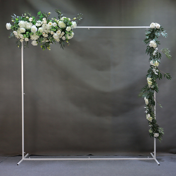 Svadobný oblúkový vstupný pozadie pre trávnik, železná konštrukcia, kartónové balenie, na svadby