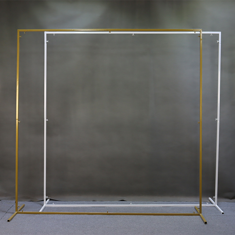 Svadobný oblúkový vstupný pozadie pre trávnik, železná konštrukcia, kartónové balenie, na svadby