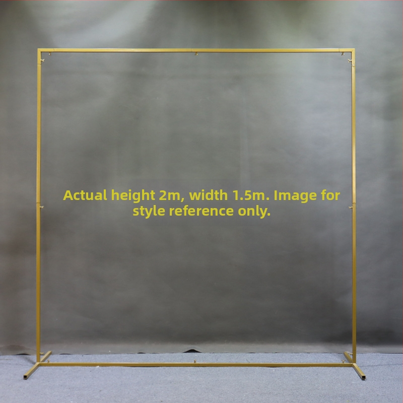 Svadobný oblúkový vstupný pozadie pre trávnik, železná konštrukcia, kartónové balenie, na svadby