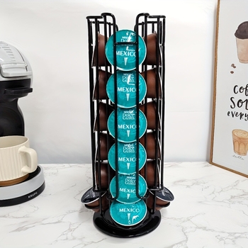 Regál na kapsule kávy Dolce Gusto, železný, ručne vyrobený, moderný štýl