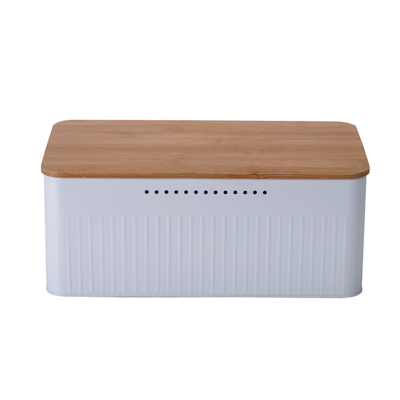 LEYOU štvorcová krabica na chlieb z uhlíkovej ocele, objem 3,1–4 L, moderný minimalistický štýl