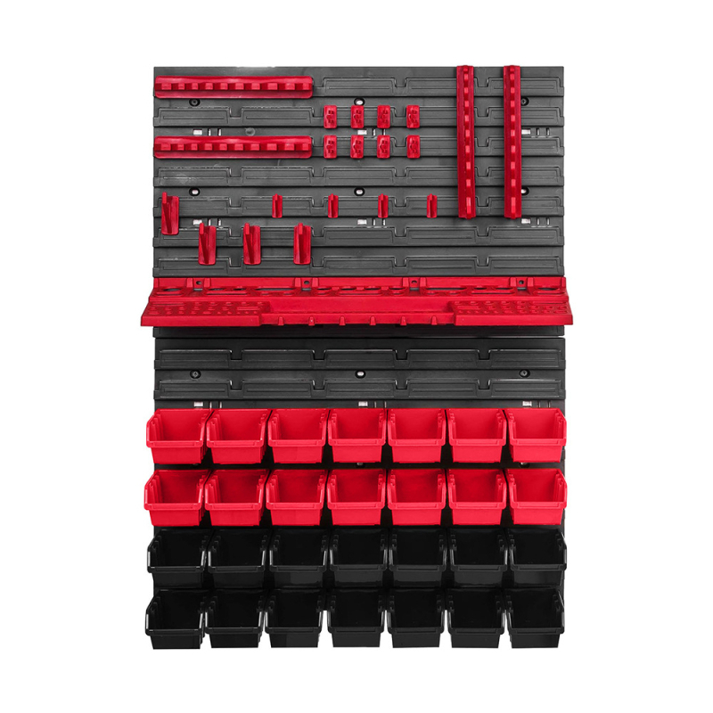 VCAN Zavesná skrinka na náradie, 49-dielny set, PP plast, Viacúčelový organizátor dielov