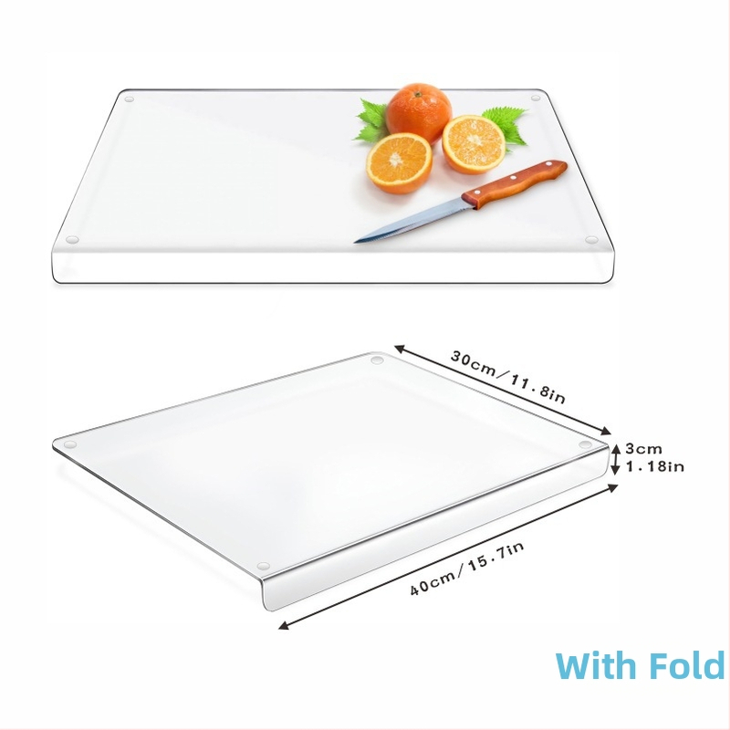 Akrylová doska na krájanie do kuchyne – nešmykľavá, obojstranná, odolná voči plesniam, antiseptická (Materiál: akryl; Funkcia: nešmykľavá; obojstranná; odolná voči plesniam; antiseptická)
