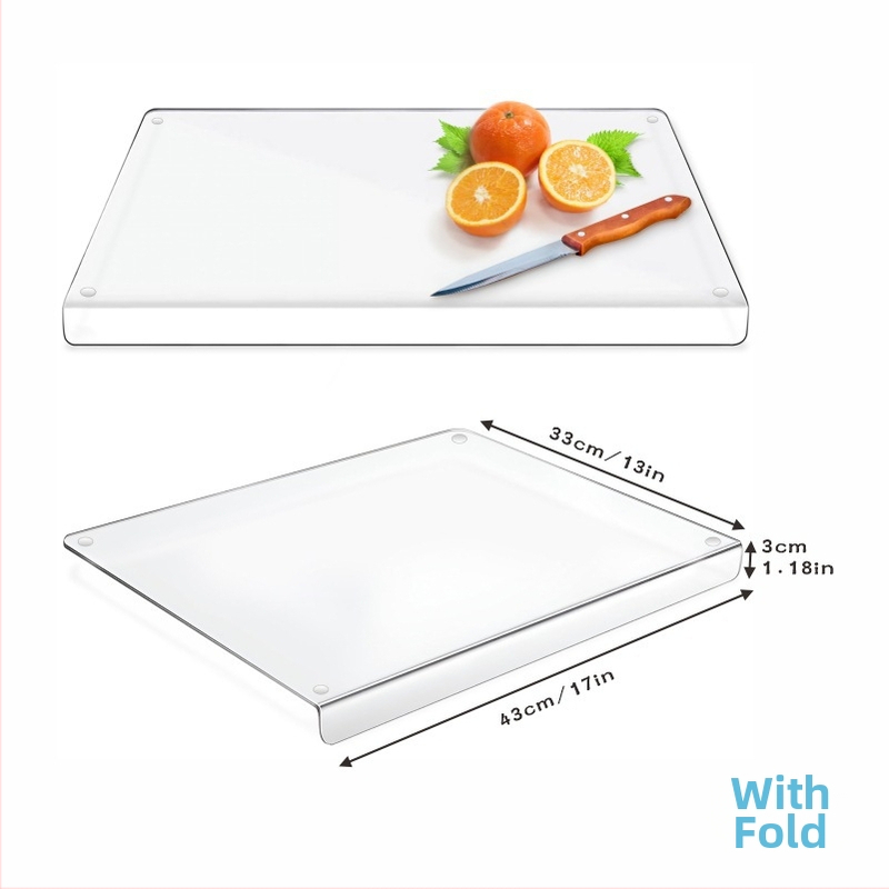 Akrylová doska na krájanie do kuchyne – nešmykľavá, obojstranná, odolná voči plesniam, antiseptická (Materiál: akryl; Funkcia: nešmykľavá; obojstranná; odolná voči plesniam; antiseptická)