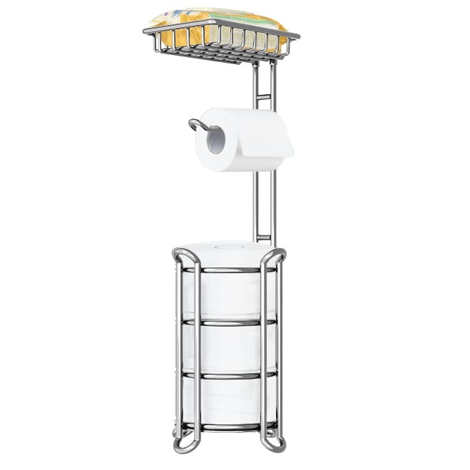 True Giant kovový stojan na toaletný papier, kruhového tvaru, s povrchovou úpravou pri vysokej teplote