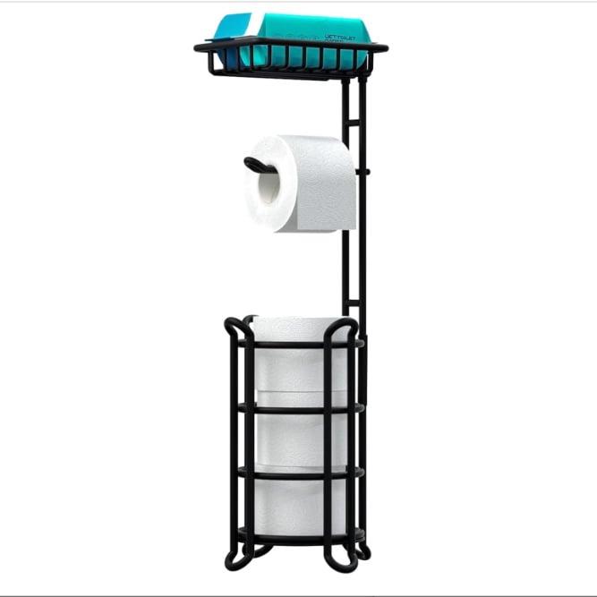 True Giant kovový stojan na toaletný papier, kruhového tvaru, s povrchovou úpravou pri vysokej teplote