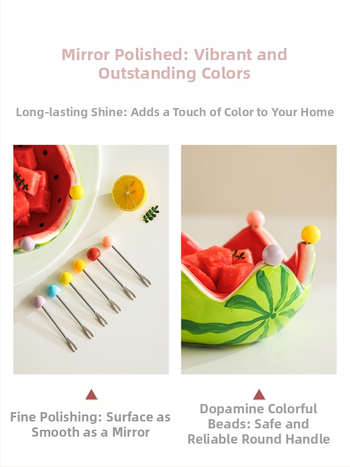 Sada vidličiek na ovocie z nehrdzavejúcej ocele, jednoduchý štýl, pre dospelých, prvotriedna kvalita