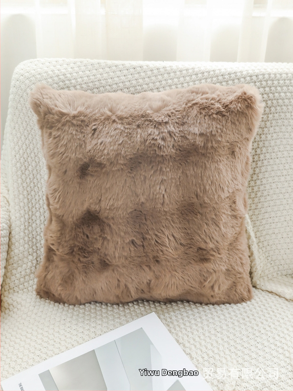 Jednostranný plyšový vankúš do obývačky a kancelárie, polyester, moderný minimalistický štýl, priestor: obývacia izba, dostupná prispôsobiteľnosť