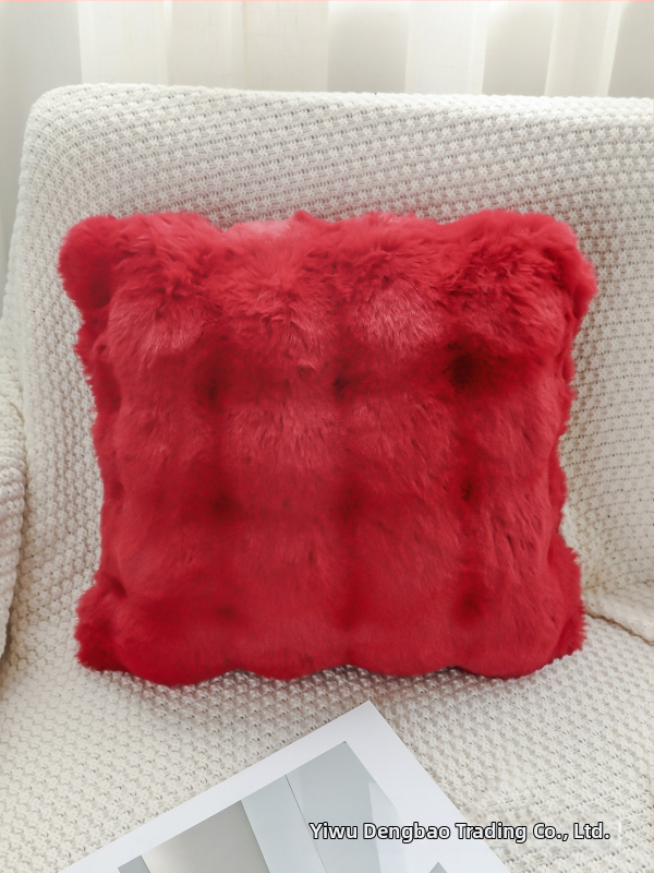 Jednostranný plyšový vankúš do obývačky a kancelárie, polyester, moderný minimalistický štýl, priestor: obývacia izba, dostupná prispôsobiteľnosť