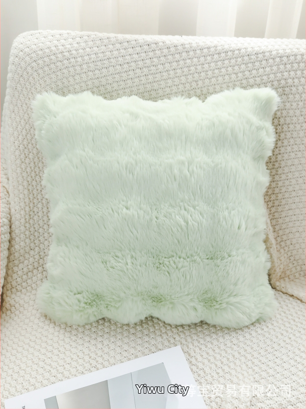 Jednostranný plyšový vankúš do obývačky a kancelárie, polyester, moderný minimalistický štýl, priestor: obývacia izba, dostupná prispôsobiteľnosť