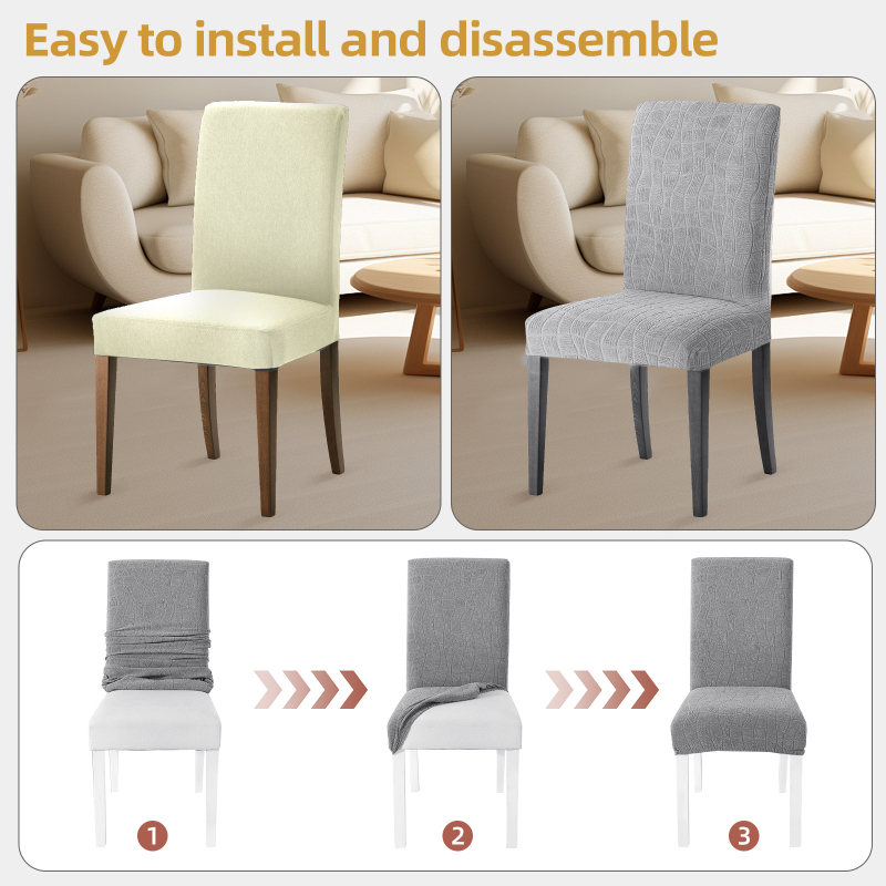 Poťah na stoličku – Polyester, vodotesný, protišmykový, obdĺžnikový tvar, moderný minimalistický štýl.