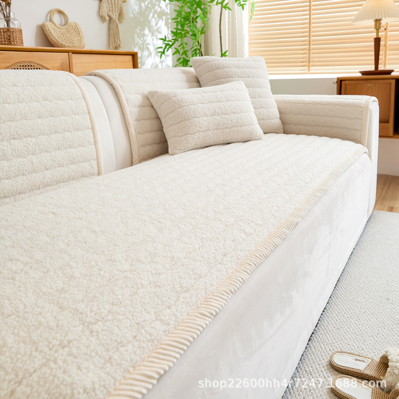 Povlak na vankúš na sedačku – fleece, jednofarebný vzor, minimalistický štýl, univerzálna kompatibilita, dizajn: látka na vankúš