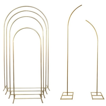 Svadobný oblúk z železa, troj dielny set na pozadie scény, prispôsobená úprava, kartónové balenie