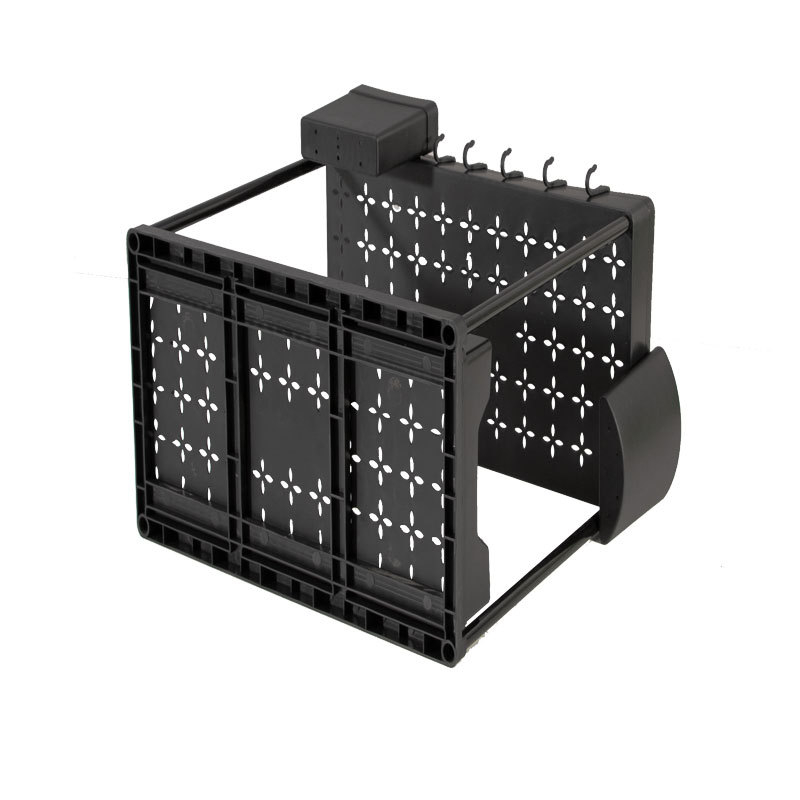 Polica pod drezom, dvojúrovňová, tvaru H, rozšíriteľná, plastový organizér