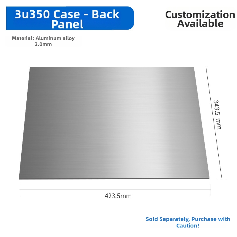Serverový panel skrine – hliníková zliatina, MicroATX kompatibilný, USB 2.0 predné rozhranie, hmotnosť 1 kg, veľkosť 430 mm