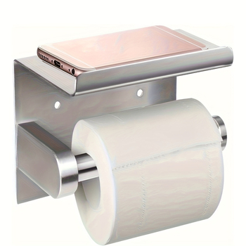 Držiak na papierové utierky z nerezovej ocele, štvorcový tvar, brúsený povrch, značka Ranmoyan, americký štýl