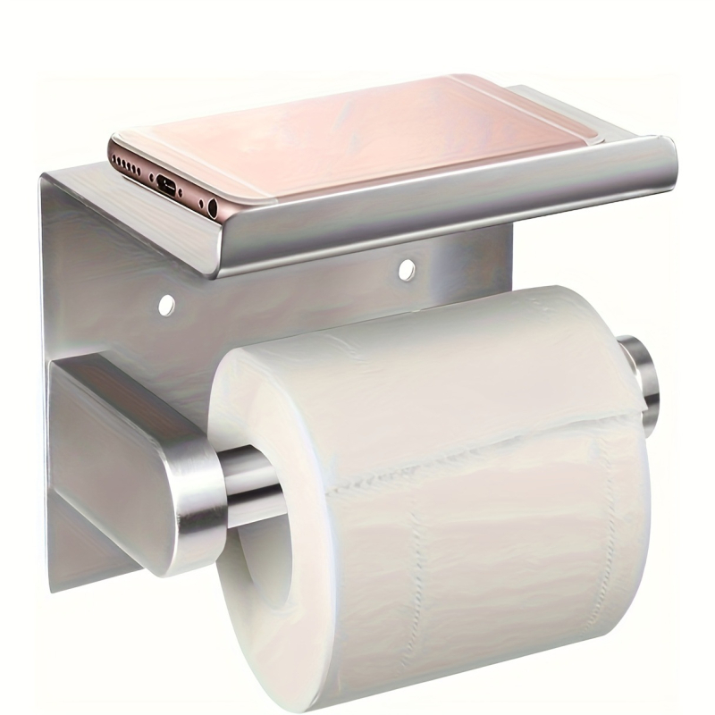 Držiak na papierové utierky z nerezovej ocele, štvorcový tvar, brúsený povrch, značka Ranmoyan, americký štýl