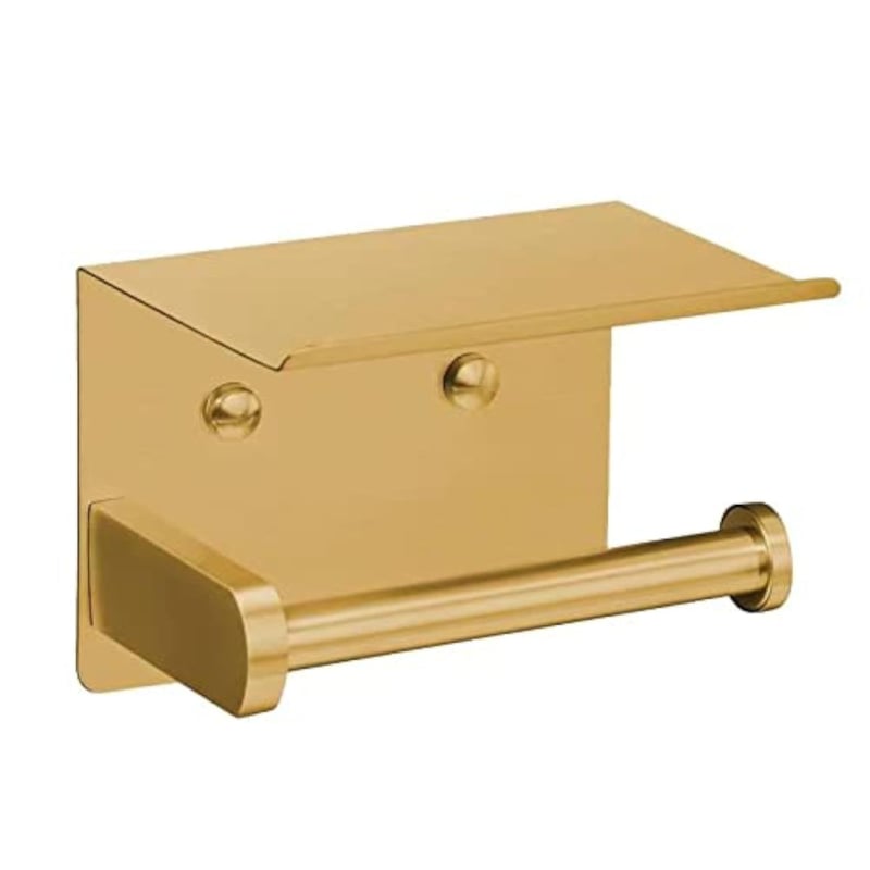 Držiak na papierové utierky z nerezovej ocele, štvorcový tvar, brúsený povrch, značka Ranmoyan, americký štýl