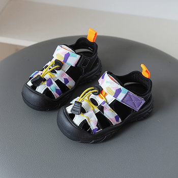 Спортни сандали за деца – унисекс, PVC горна част и подметка, велкро закопчаване, антихлъзгаща подметка, за възраст 1–6 години