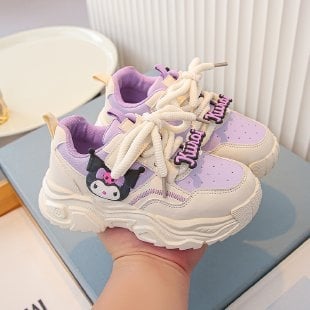 Dječje casual tenisice s Velcro kopčom, gumeni potplat, gornji dio od umjetne kože, unisex, proljeće-ljeto-jesen