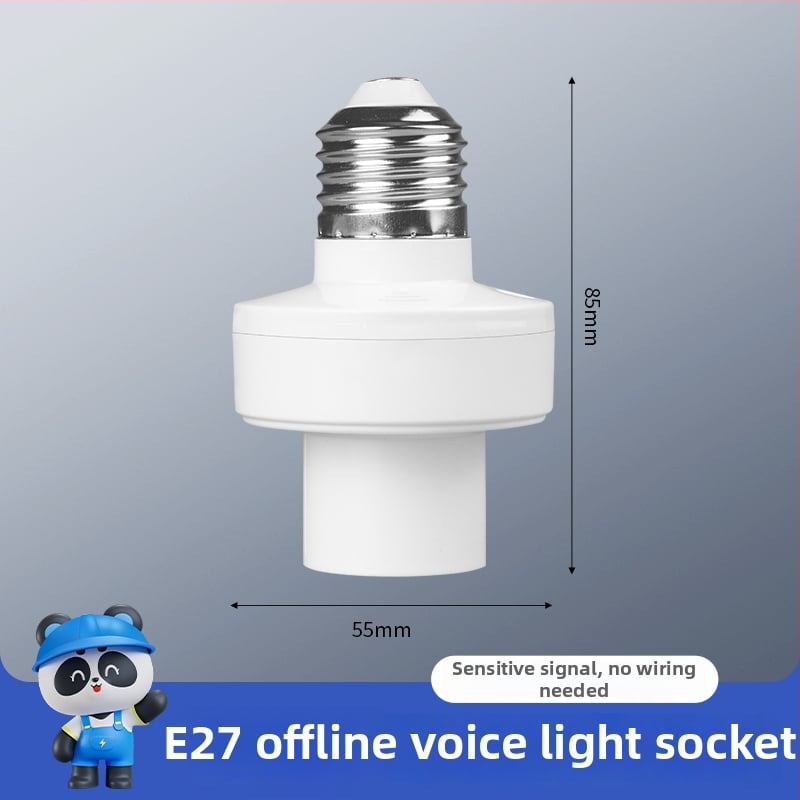 Inteligentná LED žiarovka s hlasovým ovládaním, E27 závit a diaľkové ovládanie
