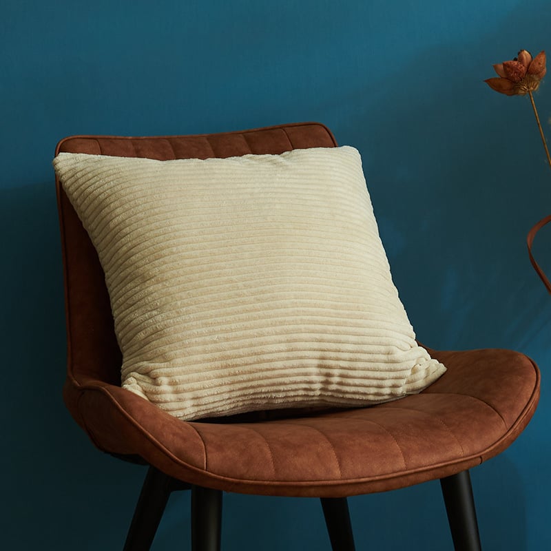 Corduroy калъф за възглавница от fusfeel, серия калъф за възглавници, еднотонен дизайн, Corduroy материя, модерен минимализъм, всекидневна