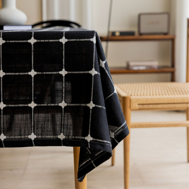 Obrus, polyester, obdĺžnikový, odolný proti prachu, tepelná izolácia, francúzsky štýl