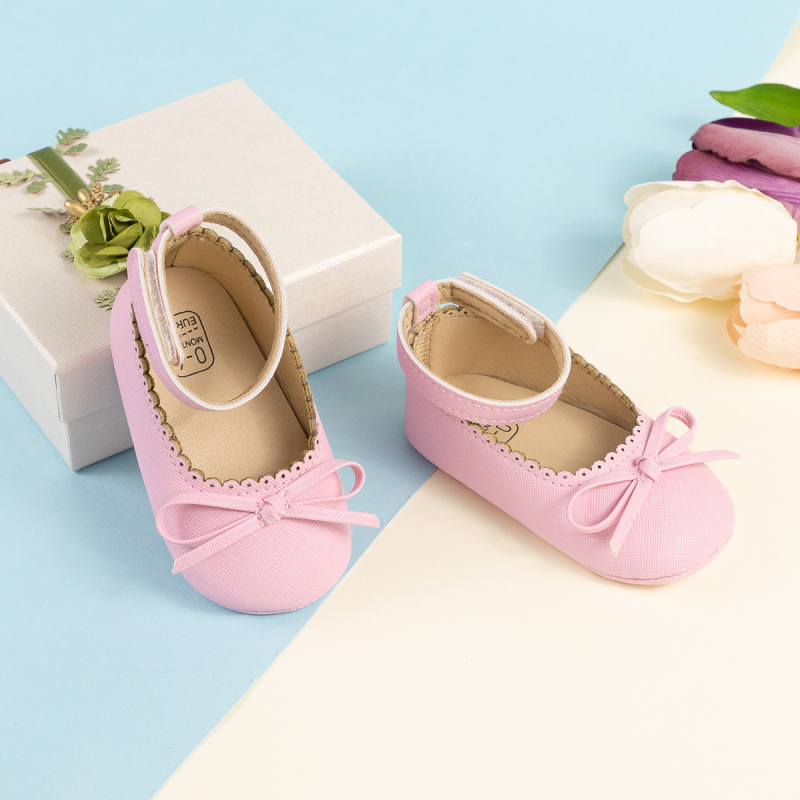 Detské topánky z PU kože, Korejský štýl, zapínanie na suchý zips, pre deti 12–36 mesiacov, jar-jesen