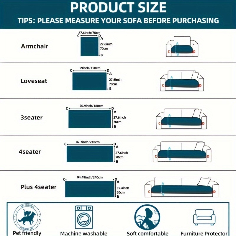 Νορδικός μαξιλάρι καναπέ για το σαλόνι, υλικό TPE, αντιολισθητική πλάτη, μοντέρνο μινιμαλιστικό στυλ