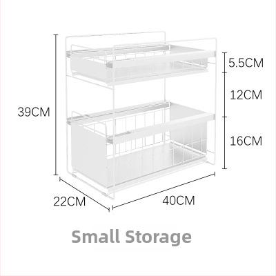 Gashi skladací, viacúčelový kovový regál do skriniek
