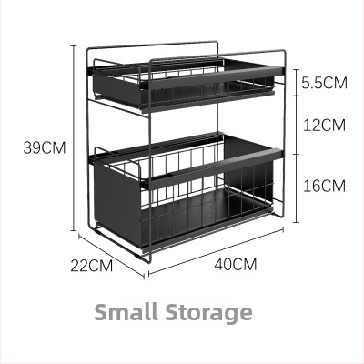 Gashi skladací, viacúčelový kovový regál do skriniek