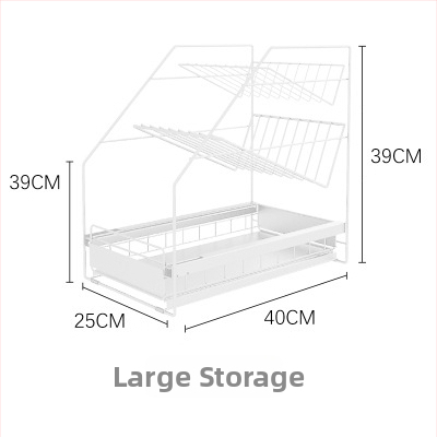 Gashi skladací, viacúčelový kovový regál do skriniek