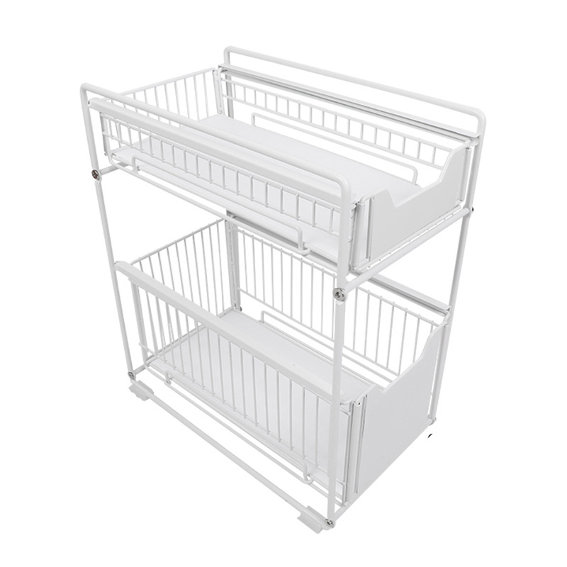 Gashi skladací, viacúčelový kovový regál do skriniek