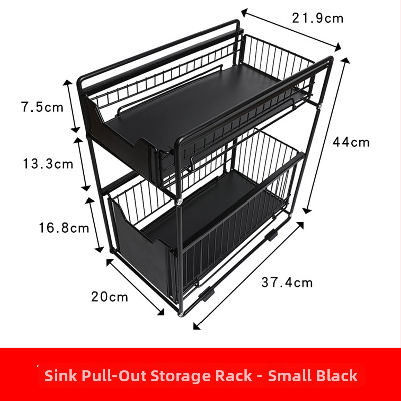 Gashi skladací, viacúčelový kovový regál do skriniek