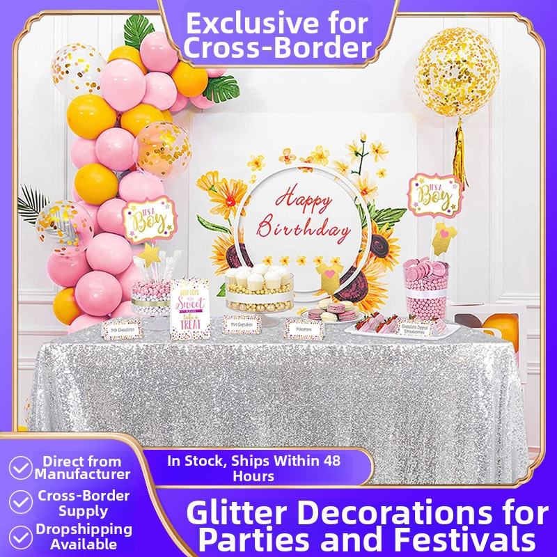 Vyšívané pozadie pre svadobnú výzdobu – polyester, polotienenie (40–70%), vhodné do obývačky, spálne a obchodných priestorov