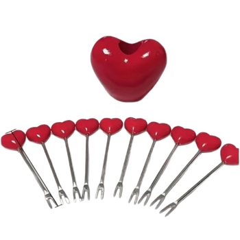 Ovocná vidlica – nerezová oceľ, svieži a roztomilý štýl, Číslo produktu Ggc125, Leštenie Hemp Wheel Light