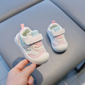 Detské tenisky na chôdzu - priedušný sieťový vršok, protišmyková mäkká podrážka, jar a jeseň, vek 12–36 mesiacov a 24–48 mesiacov