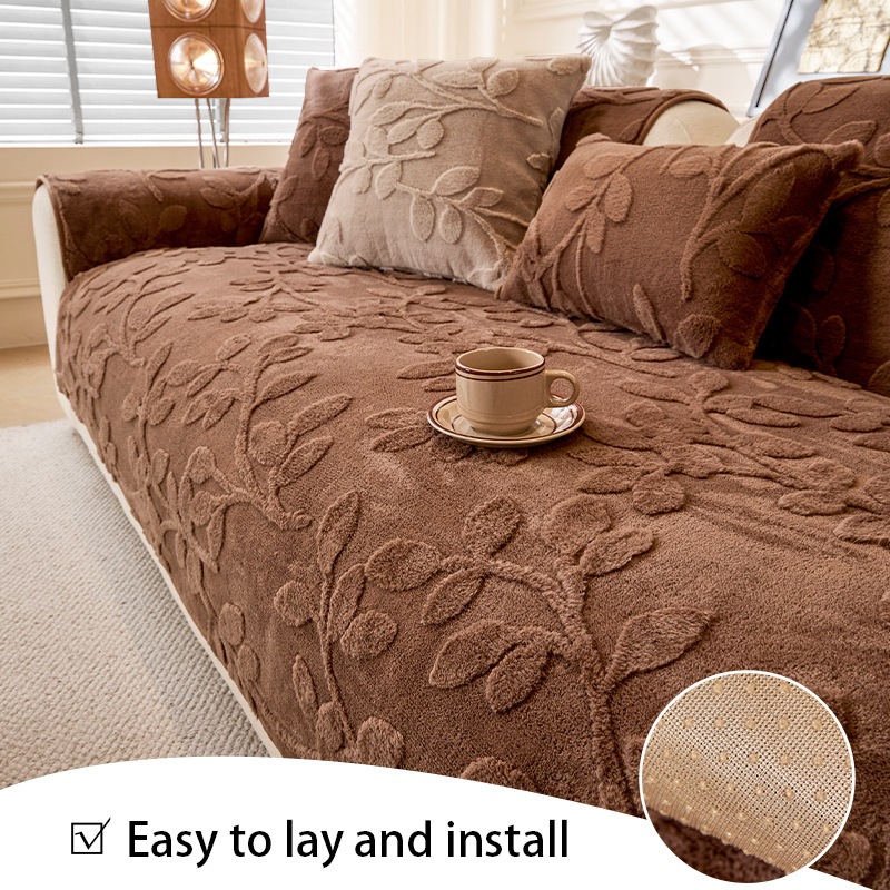 Fleece anyagú kanapé párnahuzat – virágos mintával, szögletes kanapéra, minimalist stílus, textil dizájn