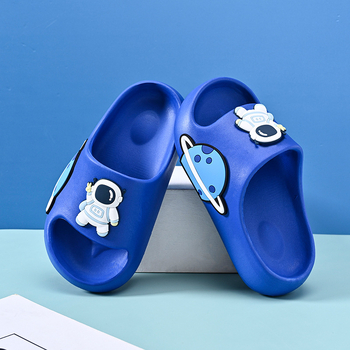 Vaikų šlepetės su karikatūriniu raštu, EVA viršus ir padai, kvėpuojančios, neslystančios vidaus vasaros sandalai 4–16 metų