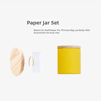 Čajová dóza v plechovej nádobe s dreveným vrchnákom, model T74, offset tlač