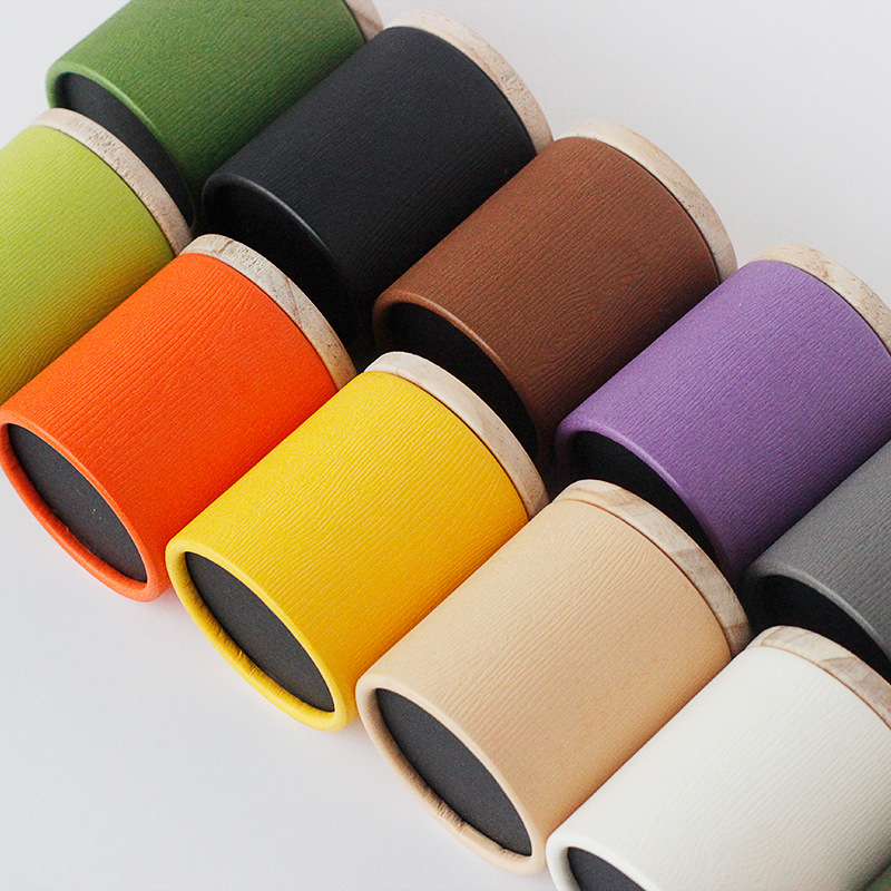 Kutija za čaj u metalnoj posudi s drvenim poklopcem, model T74, offset tisak