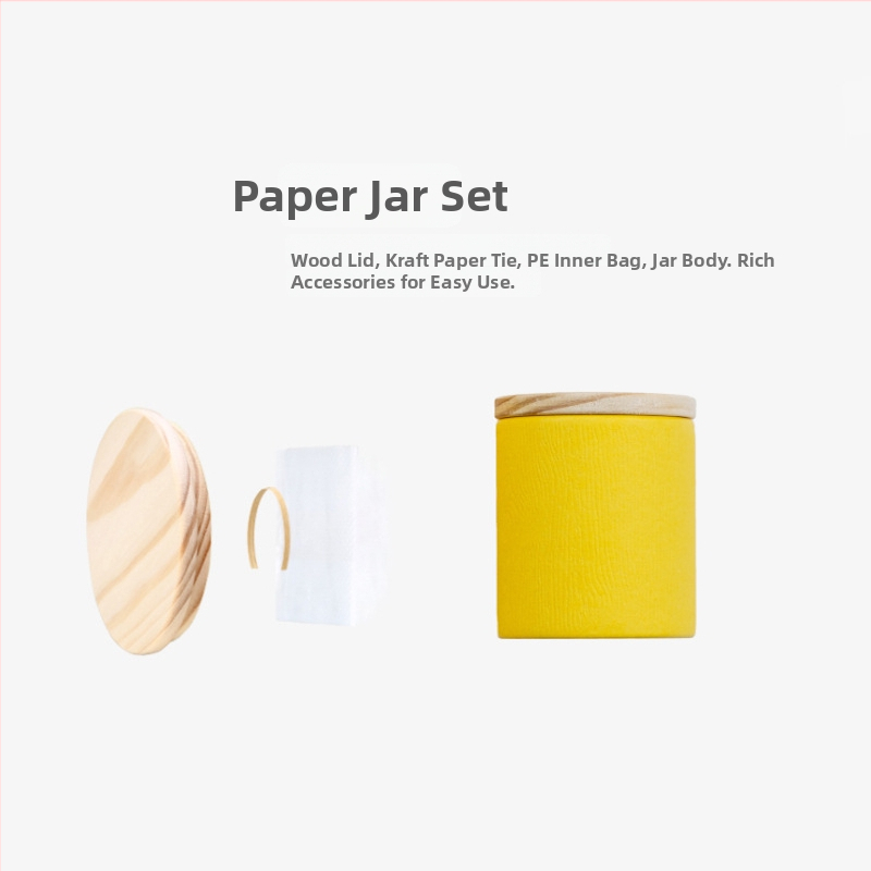 Kutija za čaj u metalnoj posudi s drvenim poklopcem, model T74, offset tisak