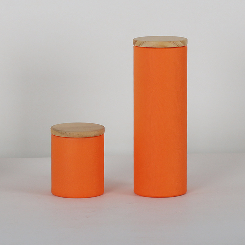 Čajová dóza v plechovej nádobe s dreveným vrchnákom, model T74, offset tlač