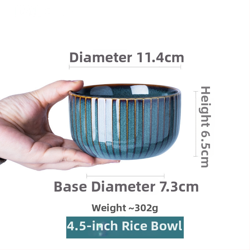 Porcelánový jedálenský servis — okrúhle misy a tanier, vhodný do mikrovlnky, glazúrovaný povrch v peci, svetlý luxus retro štýl