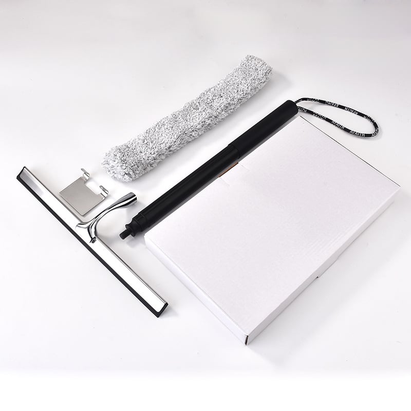 Nerezová oceľová stierka na sklo – jednostranné utieranie, 40 kusov v balení, uvedená na trh v roku 2019, domáce použitie