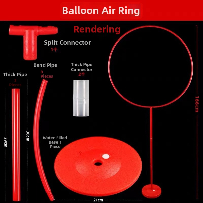 Milai plastikbaloonide dekoratsioonistuet siseürituste jaoks, spordisündmused