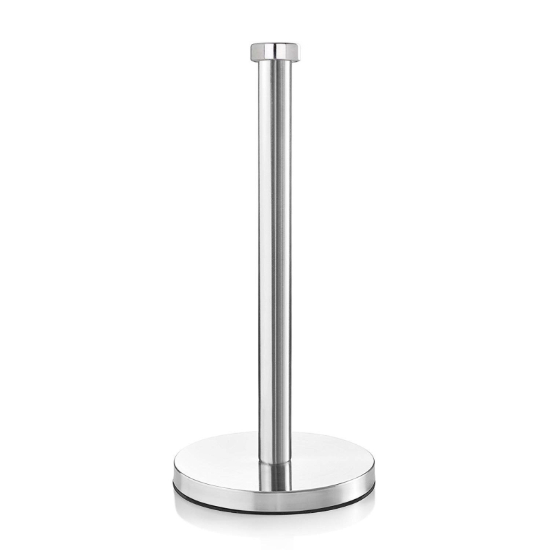 Nerezový zvislý držiak na kuchynské utierky s organizérom fólie – moderný minimalistický štýl, viacúčelový, uvedený v roku 2020