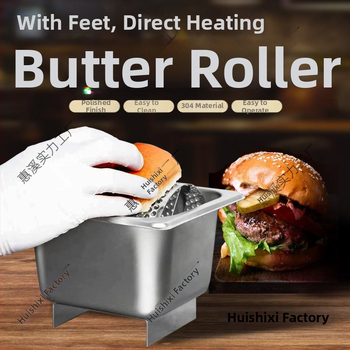 Valec na maslo z nehrdzavejúcej ocele 304 pre burgre – nepravidelný tvar, jednoduchý štýl